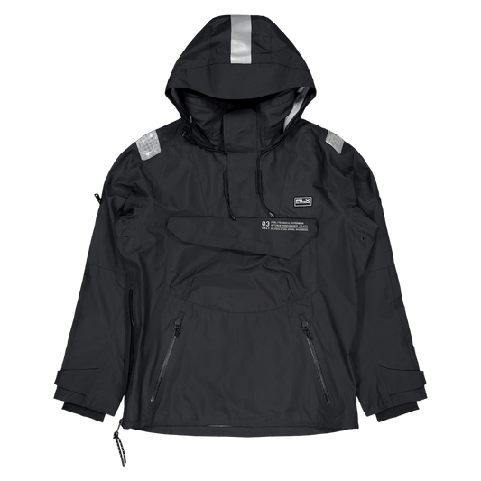 Tech Taffeta-Patterson Polo Svart