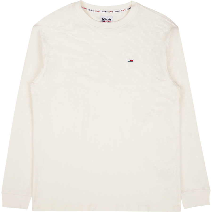 Tjm Classic Waffle Ls T-shirt Vit