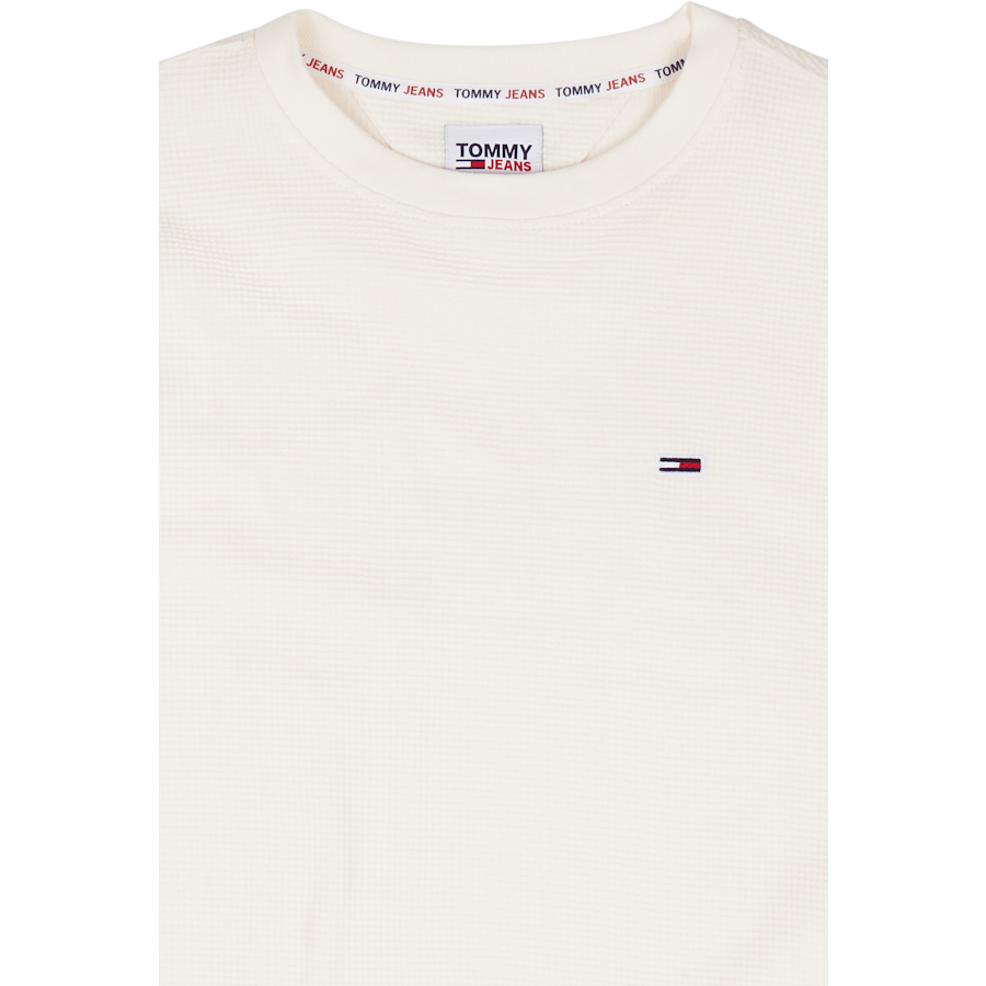 Tjm Classic Waffle Ls T-shirt Vit