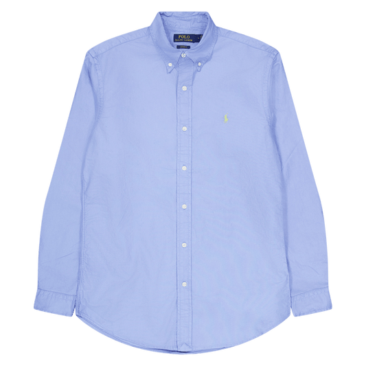 Custom Fit Garment-Dyed Oxford Shirt Harbor Island Blue