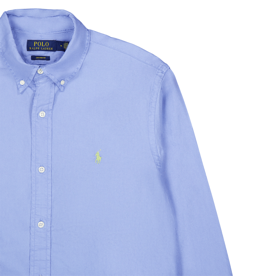 Custom Fit Garment-Dyed Oxford Shirt Harbor Island Blue