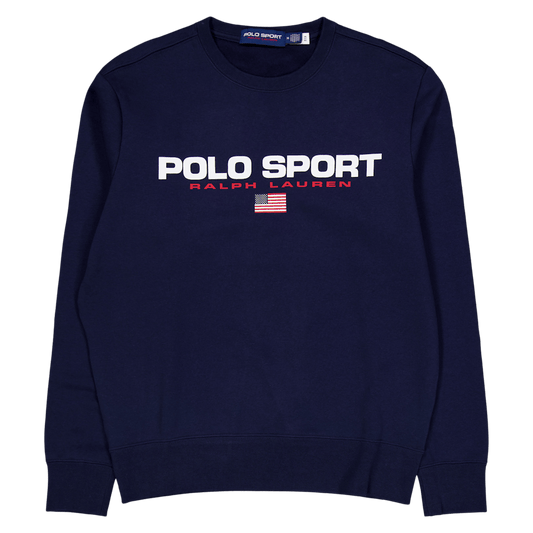Polo Sport Fleece Tröja Cruise Marinblå / Vit