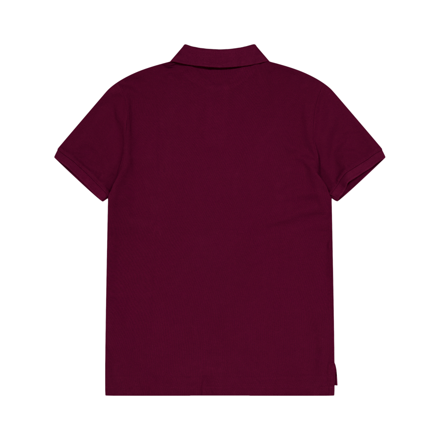 Anpassad Slim Fit Polo Bear Pikétröja Fa23 Cls Vita/Krasa Marinblå Hjärtbjörn