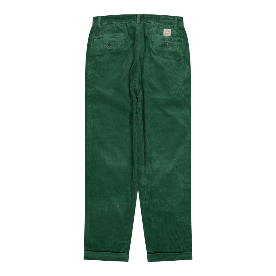 Whitman Relaxed Fit Corduroy Byxor Ängsgrön