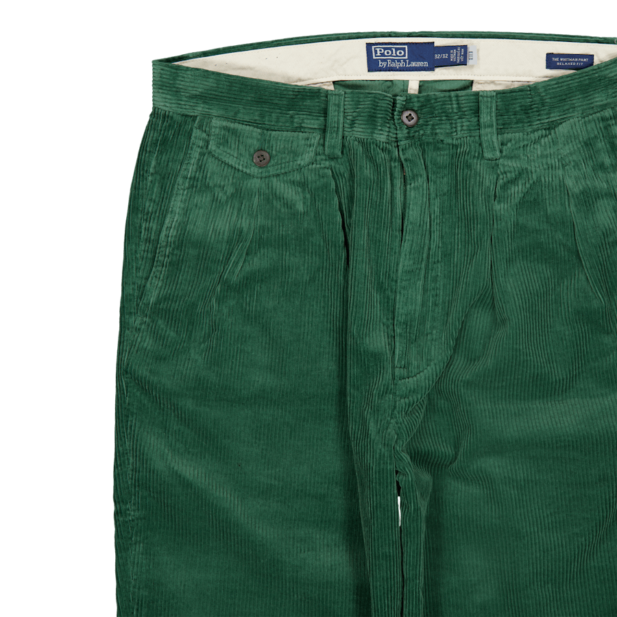 Whitman Relaxed Fit Corduroy Byxor Ängsgrön