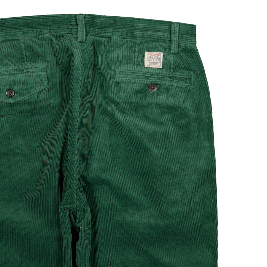 Whitman Relaxed Fit Corduroy Byxor Ängsgrön