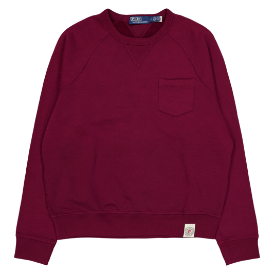 Vintage Fleece-lsl-sws Klassisk Vin