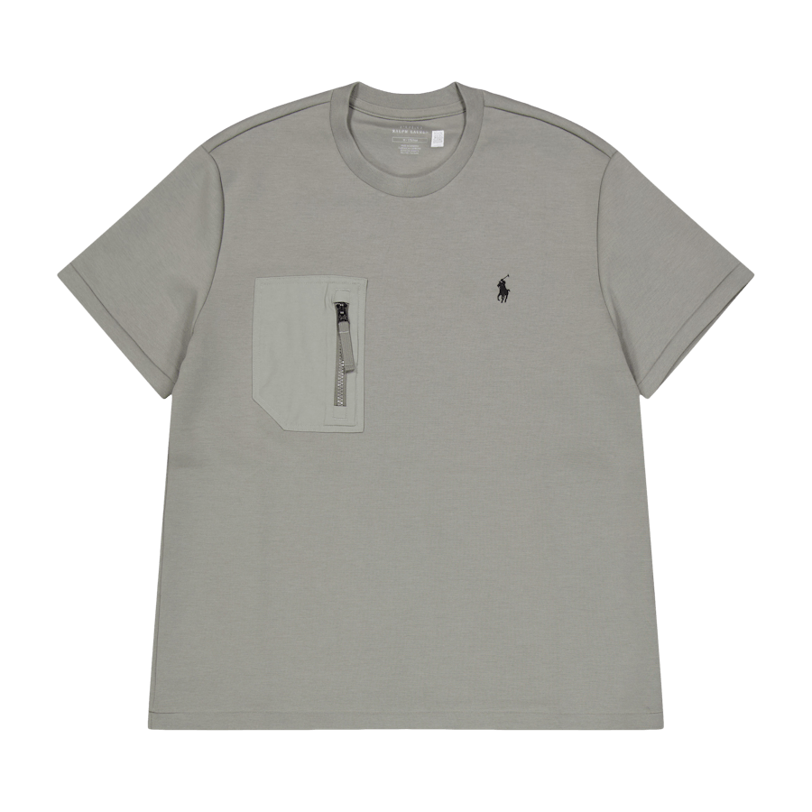 Double-Knit Pocket T-Shirt Performance Grey