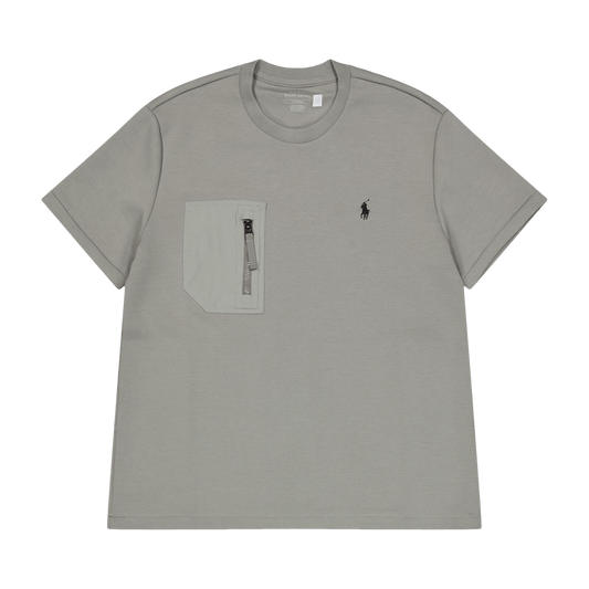 Double-Knit Pocket T-Shirt Performance Grey