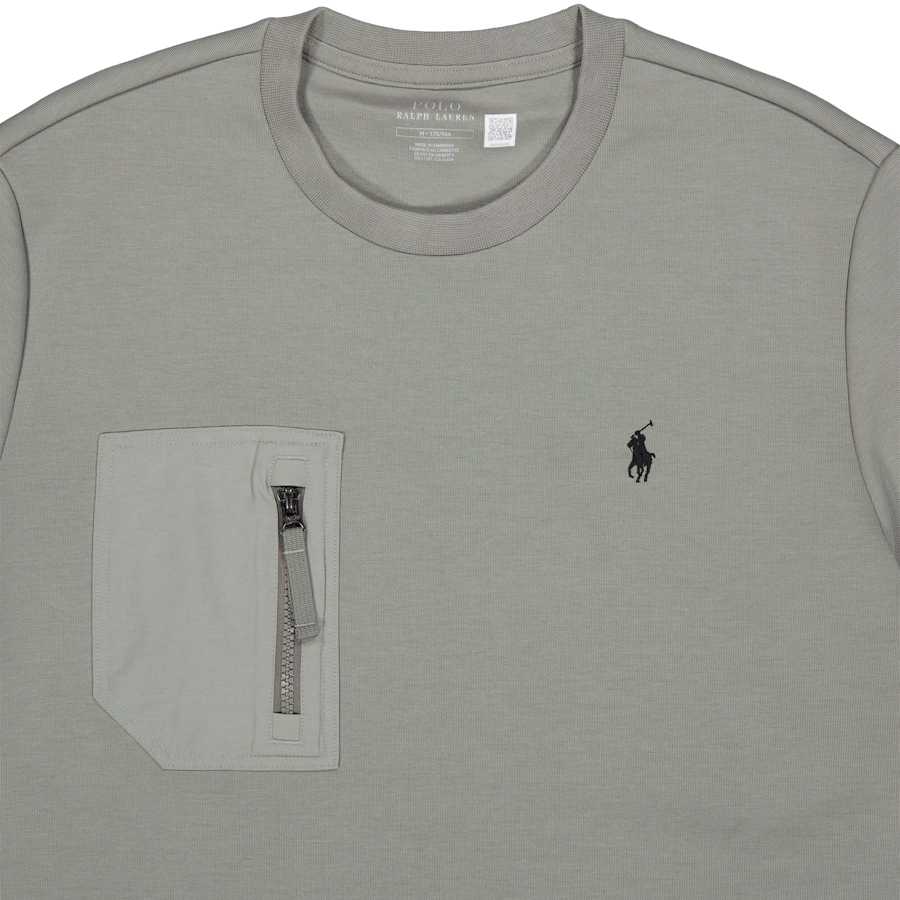 Double-Knit Pocket T-Shirt Performance Grey
