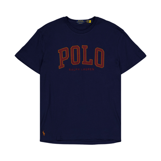Classic Fit Logo Jersey T-Shirt Cruise Navy