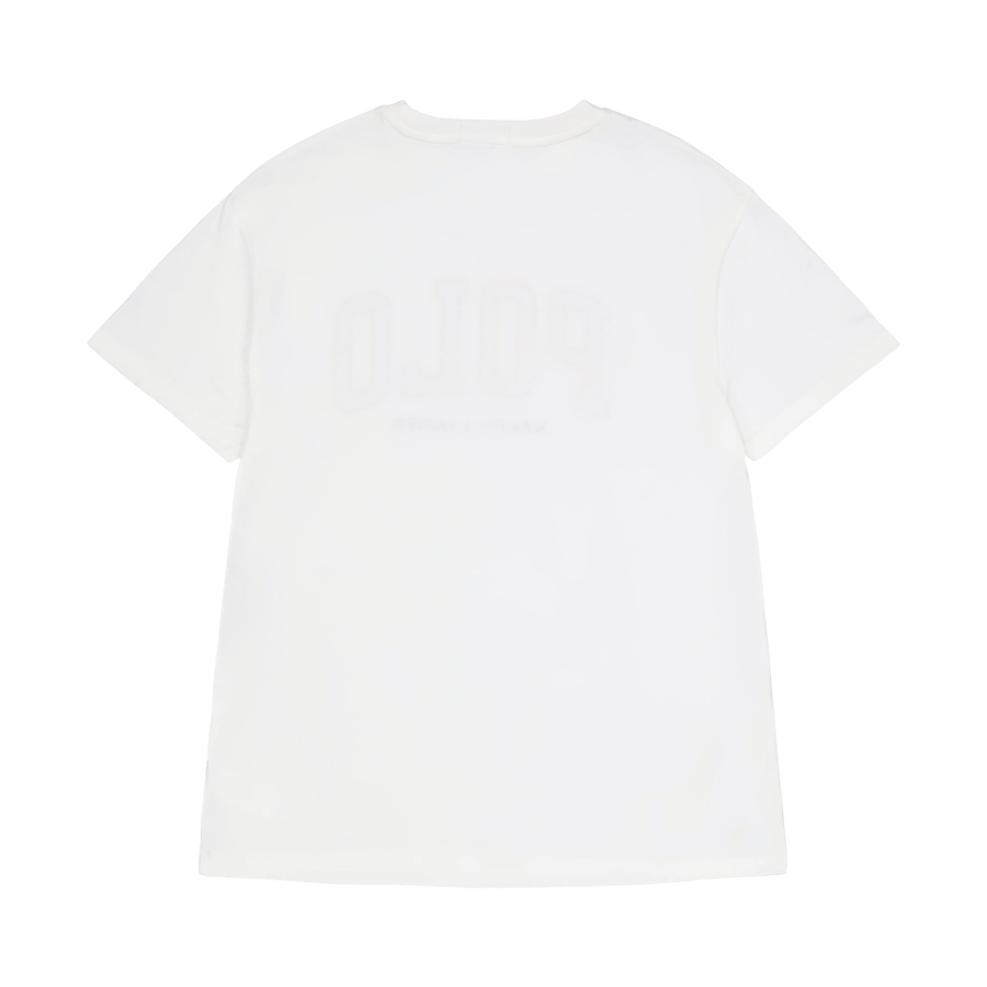 T-shirt med klassisk passform och logotyp i Nevis