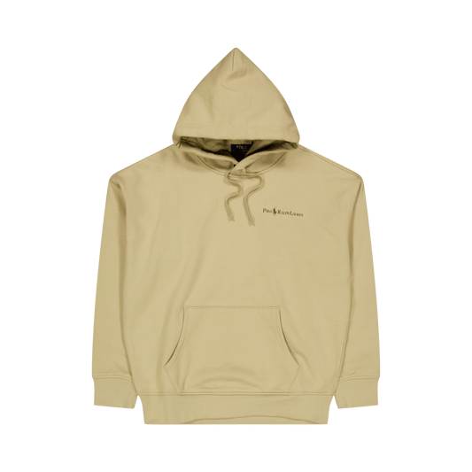 Relaxed Fit Logo Fleece Hoodie Classic Khaki