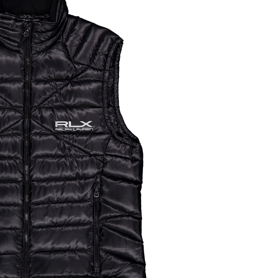Water-Repellent Down Vest Polo Black