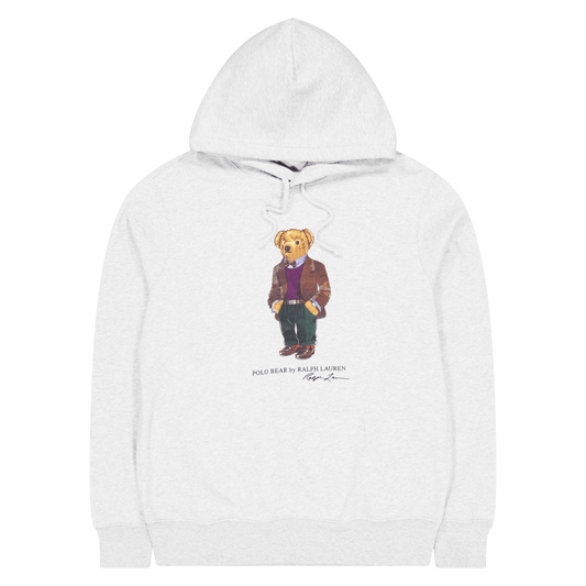 Polo Ralph Lauren Polo Bear Fleece Hoodie 027 Fa23 Andover Hthr Hrtg Bea