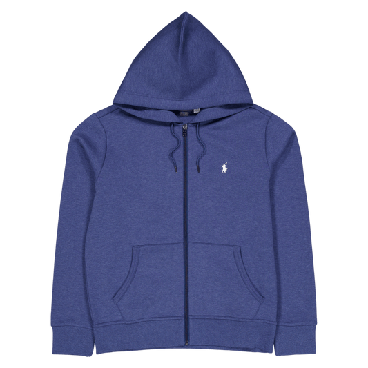 Double-Knit Full-Zip Hoodie Derby Blue Heather