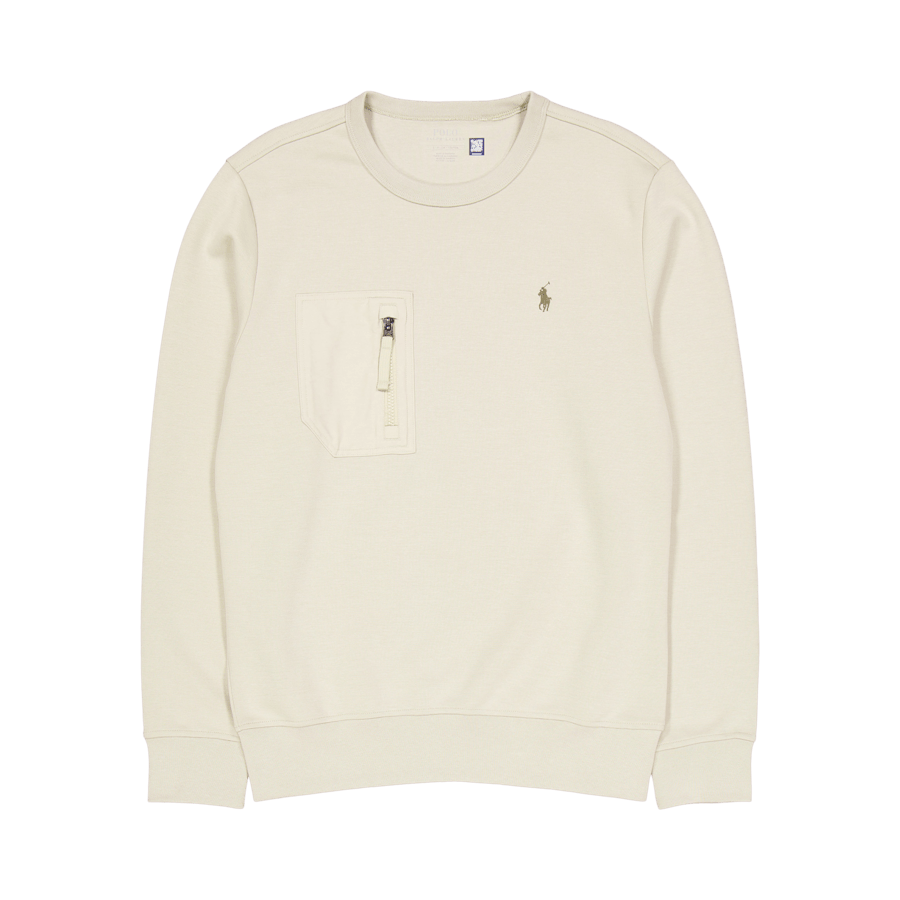 Polo Ralph Lauren Double Knit Sweatshirt 002 Classic Stone