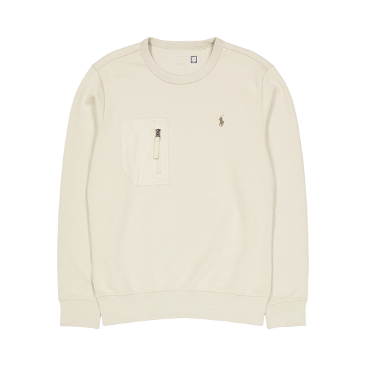 Polo Ralph Lauren Double Knit Sweatshirt 002 Classic Stone