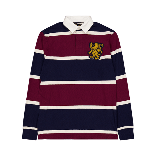 Polo Ralph Lauren Sommar Antik Rugbyskjorta 001 Klassisk Vinröd Multifärgad