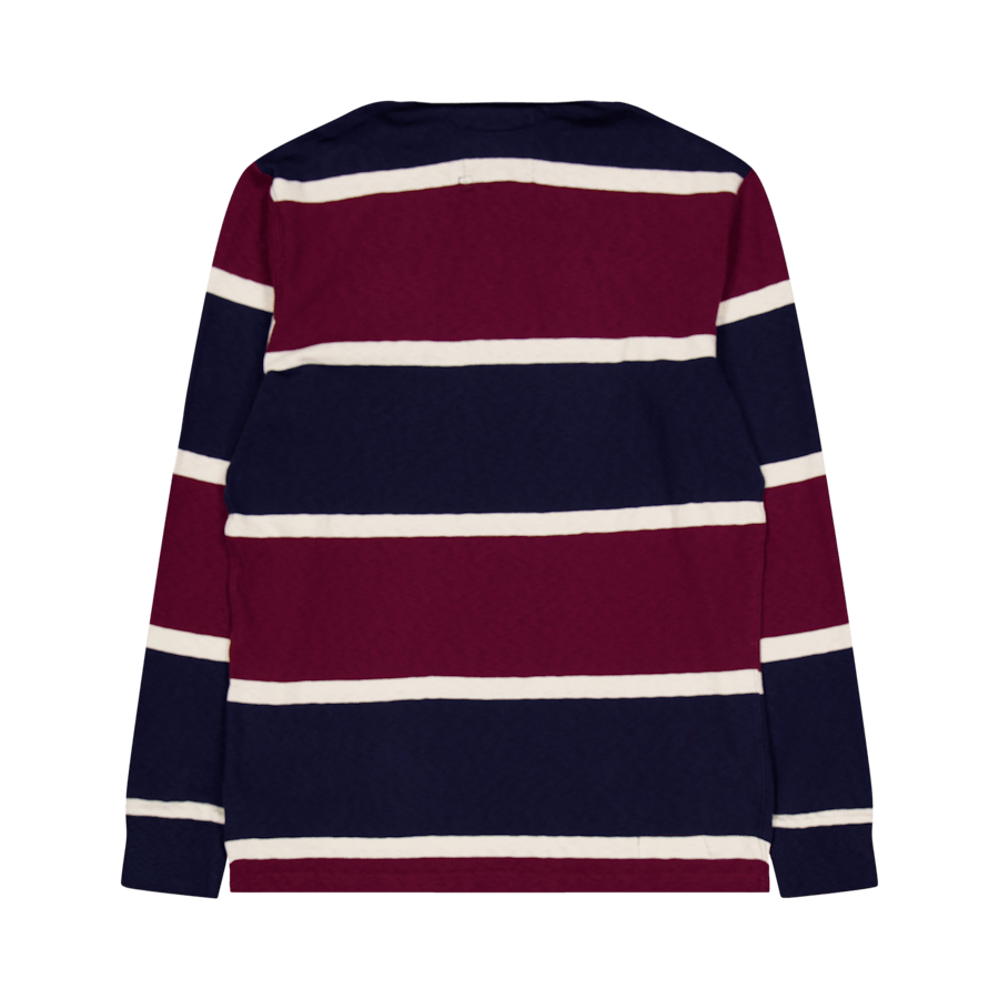 Polo Ralph Lauren Sommar Antik Rugbyskjorta 001 Klassisk Vinröd Multifärgad
