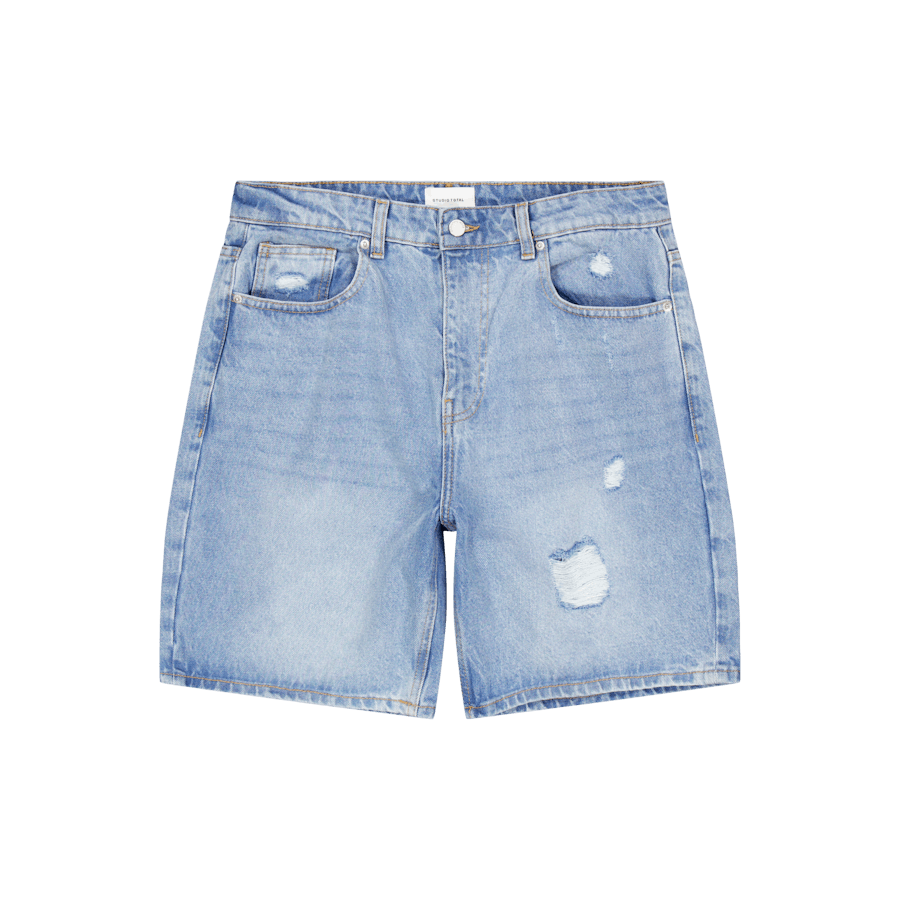 Icon Rivna Denimshorts Blå