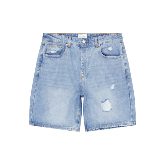 Icon Rivna Denimshorts Blå