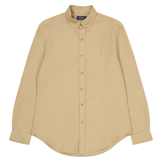 Slim Fit Dobbyskjorta Surrey Tan