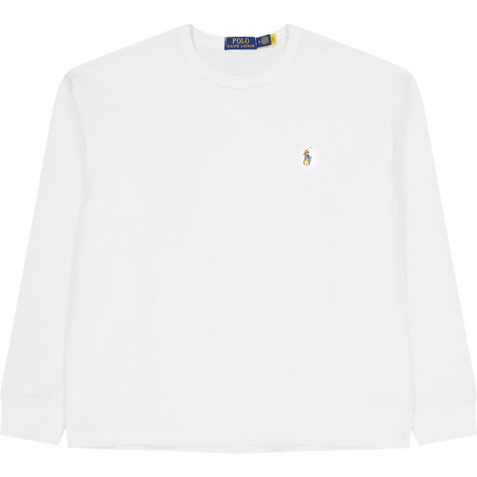 Avslappnad passform Big Pony Jersey T-shirt Vit