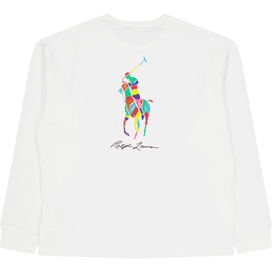 Avslappnad passform Big Pony Jersey T-shirt Vit