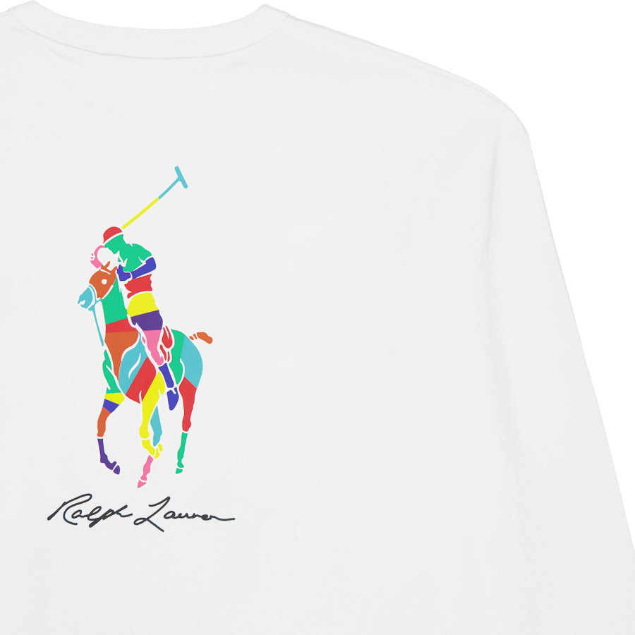 Avslappnad passform Big Pony Jersey T-shirt Vit