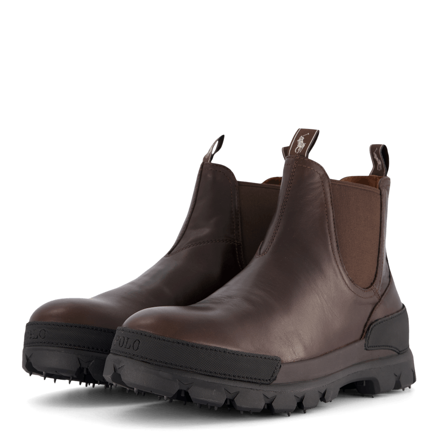 Oslo Leather Chelsea Boot Dk Brown