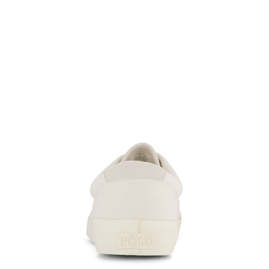 Keaton Suede-Trim Canvas Sneaker Prchmt Crm