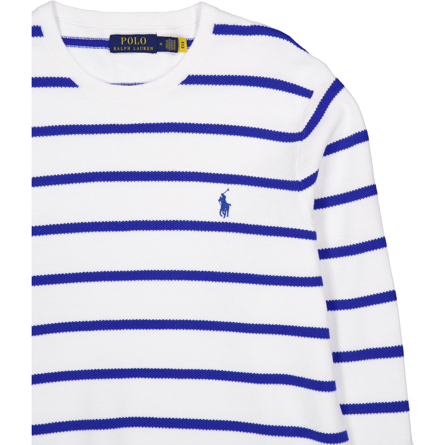 Polo Ralph Lauren Stripe Cotton Pullover Deckwash  Combo