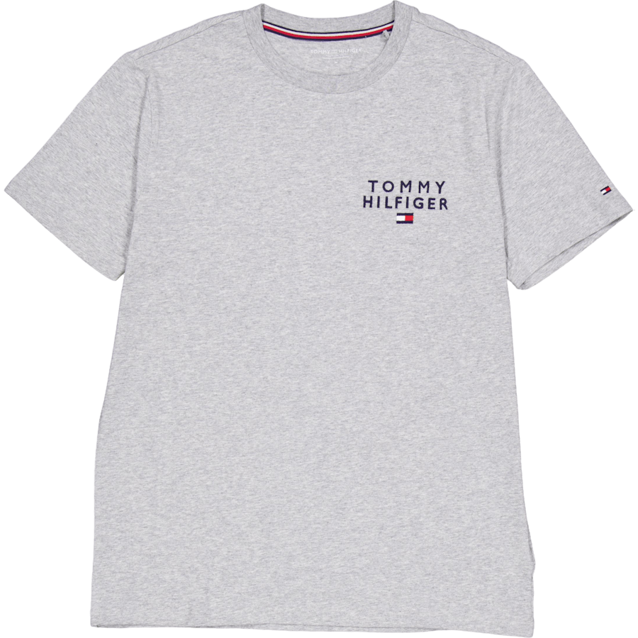 Ss Woven Pj Set Drawstring Diagonal Logo