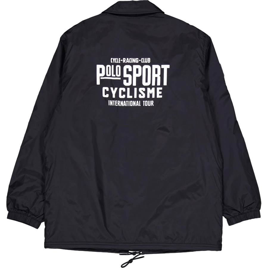 Nylon-ps Coaches Jacket Polo Black
