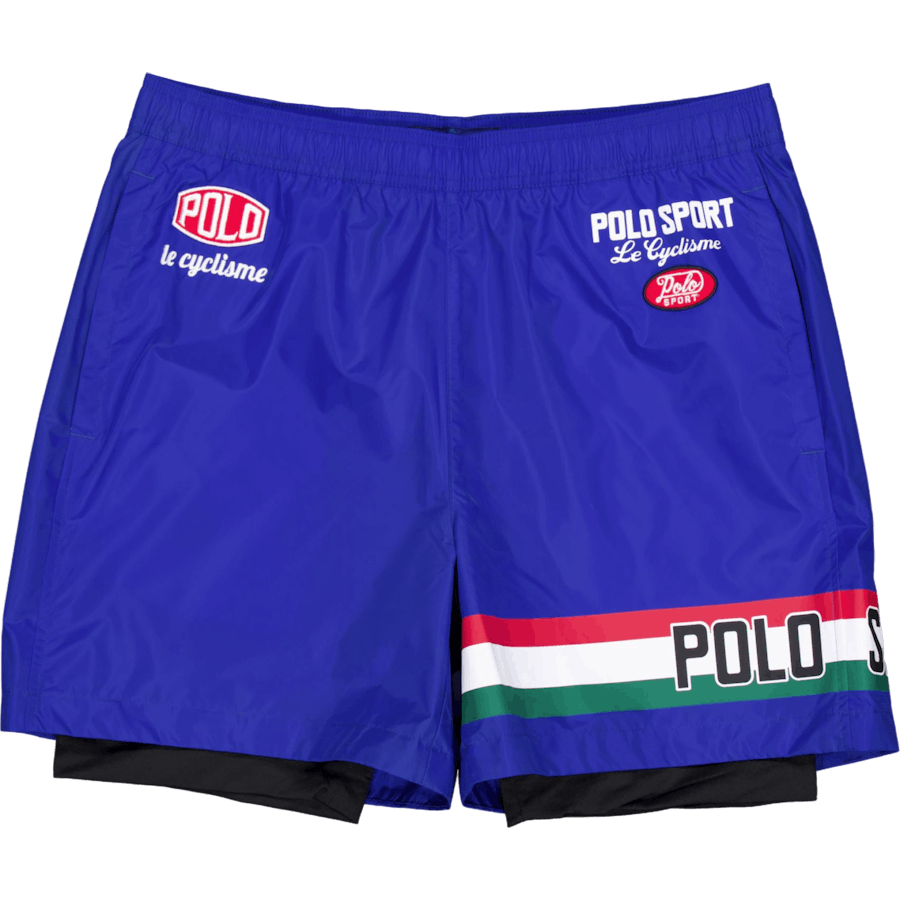 5-tums pikétröja med sportfoder, Heritage Blue