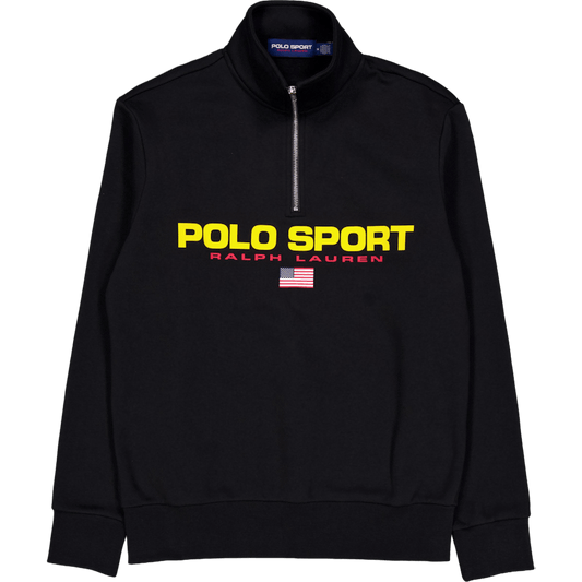 Polo Sport Fleece Tröja Svart