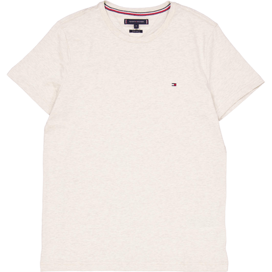 Stretch Slim Fit Tee Hcx-heathered Oatmilk
