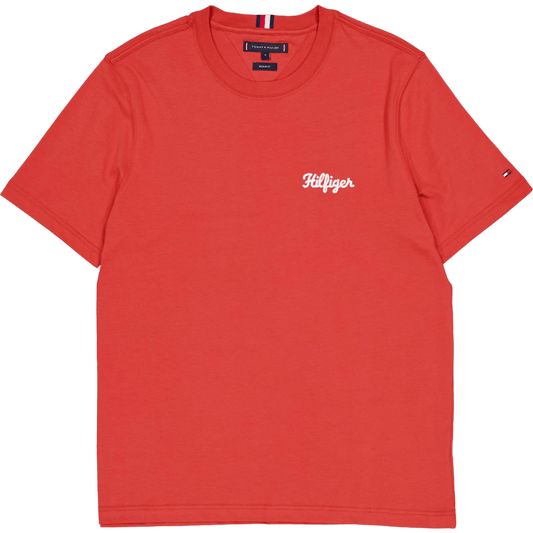 Hilfiger Chainstitch Tee Xm0-terra Red