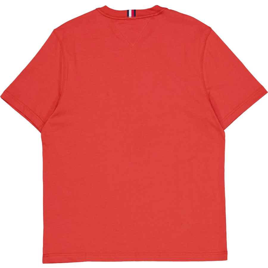 Hilfiger Chainstitch Tee Xm0-terra Red