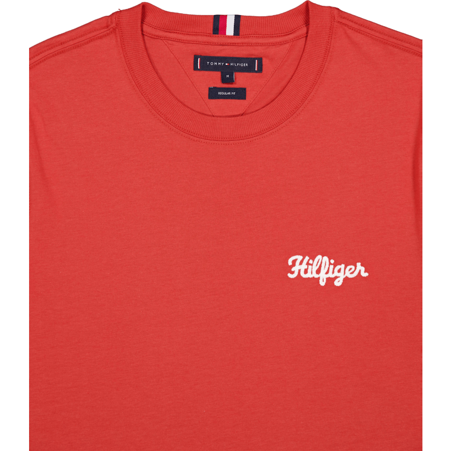 Hilfiger Chainstitch Tee Xm0-terra Red