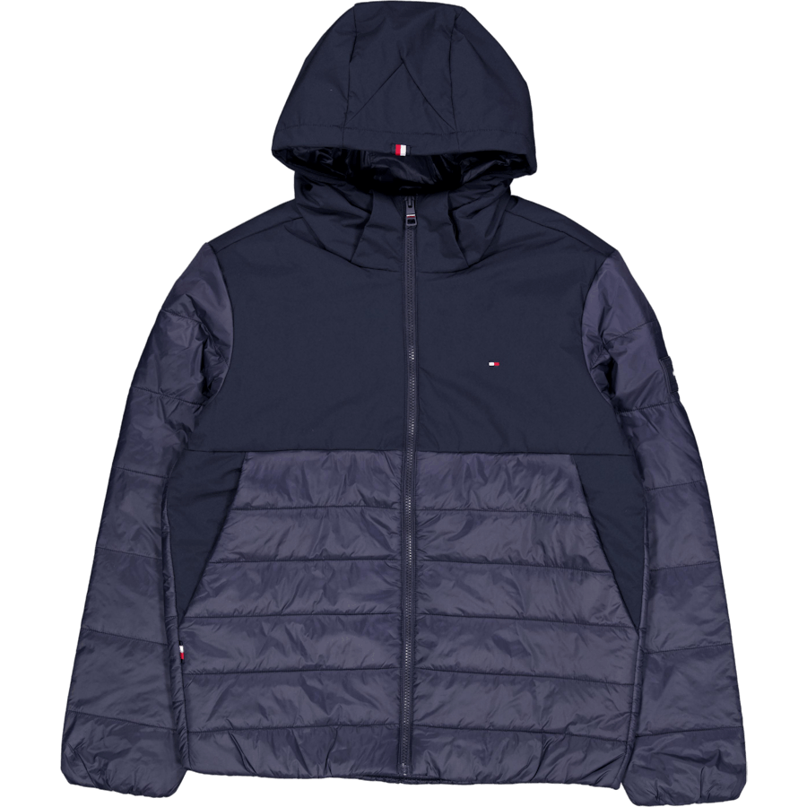 Cl Mixed Media Hooded Jacket Dw5-desert Sky