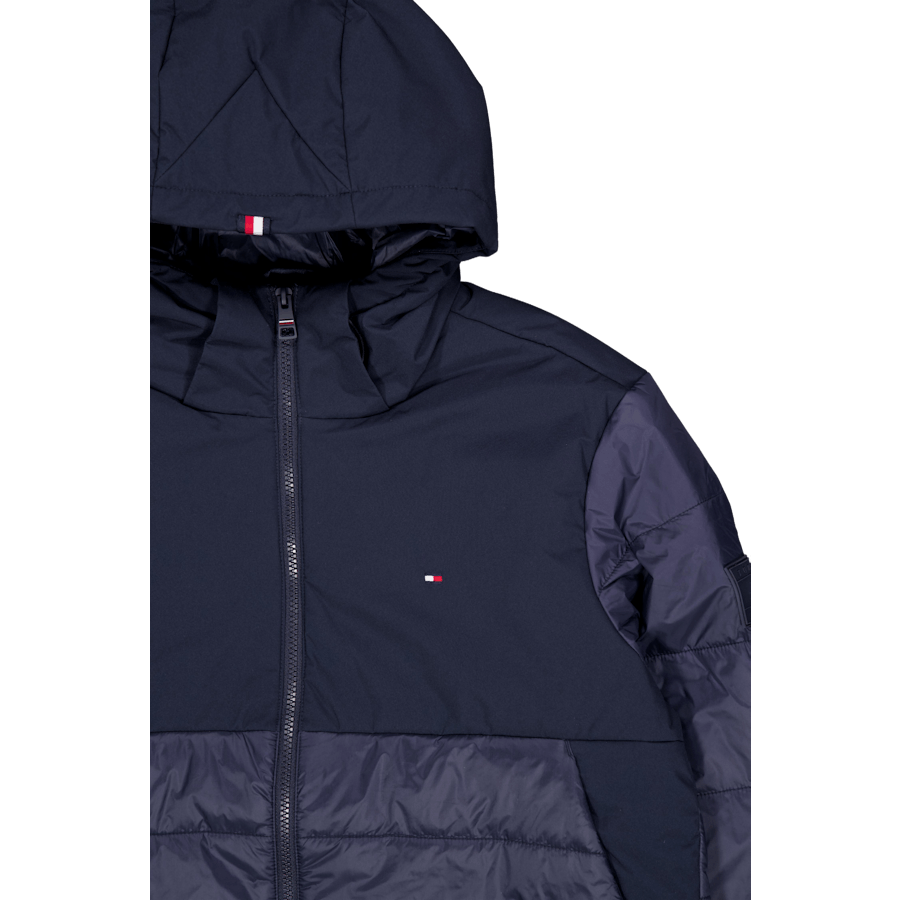 Cl Mixed Media Hooded Jacket Dw5-desert Sky