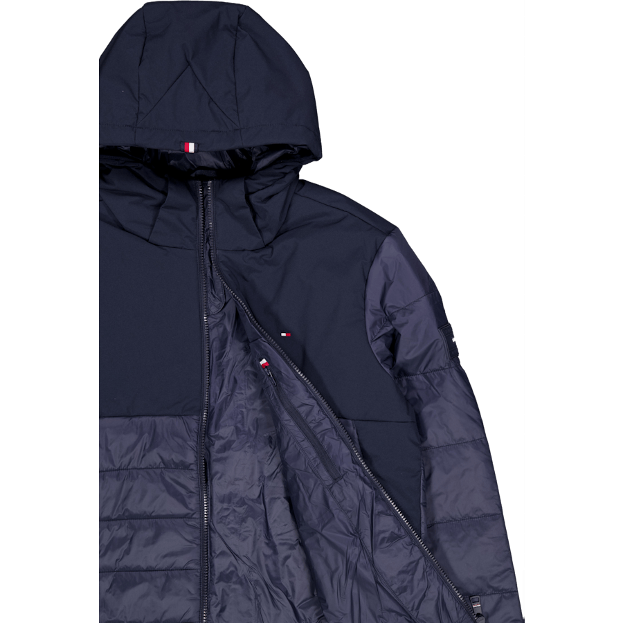 Cl Mixed Media Hooded Jacket Dw5-desert Sky