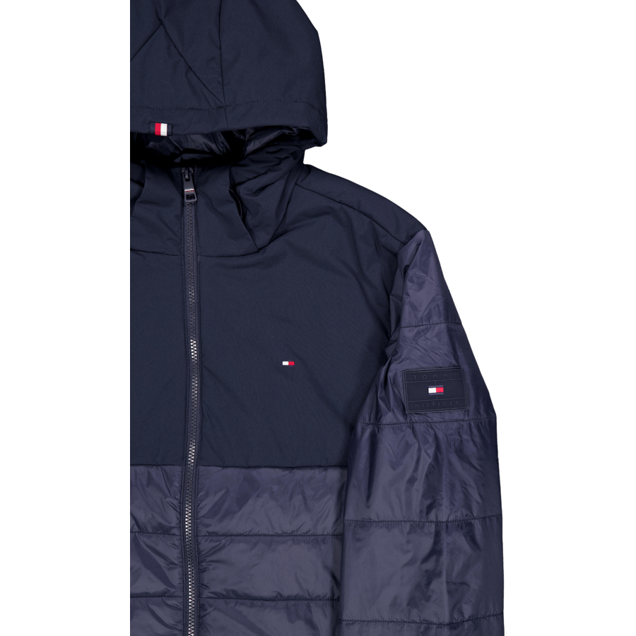 Cl Mixed Media Hooded Jacket Dw5-desert Sky