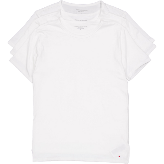 Stretch Cn Tee Ss 3pack White/white/white
