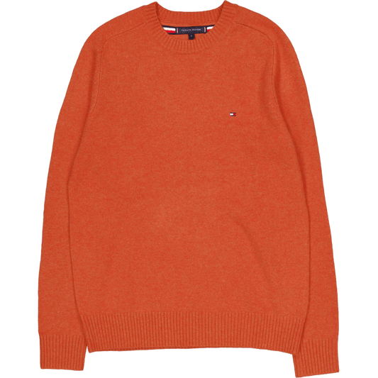 Lambswool Crew Neck Orange