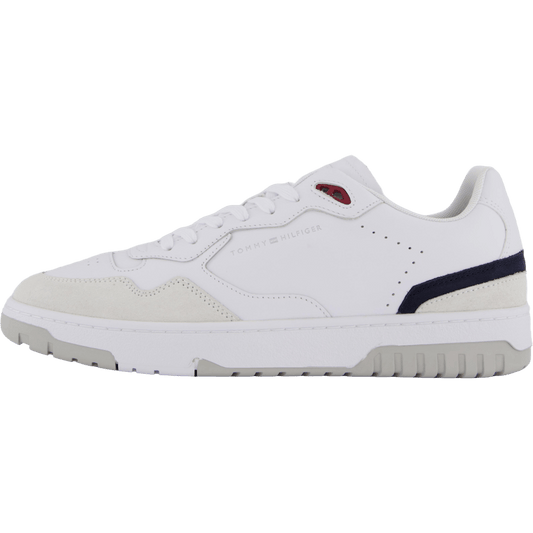 Th Basket Street Leather White