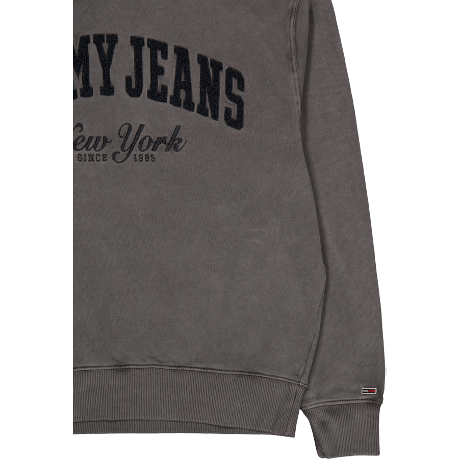 Tjm Rlx Vintage Varsity Crew Black