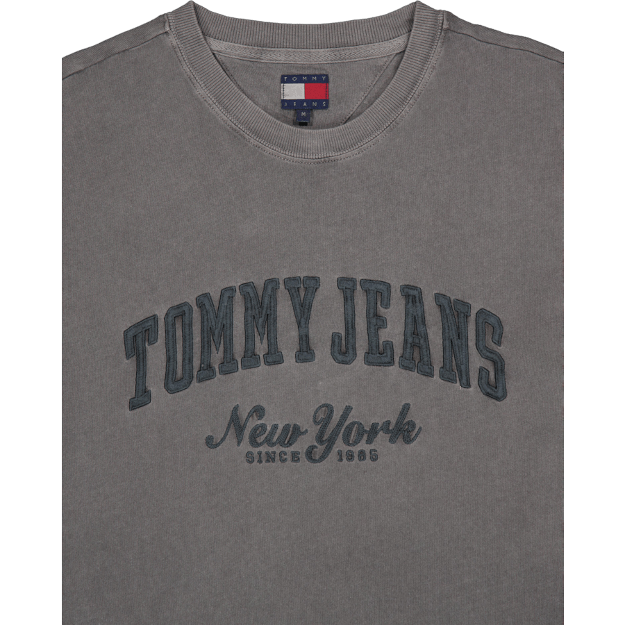 Tjm Reg Vintage Varsity Tee Black